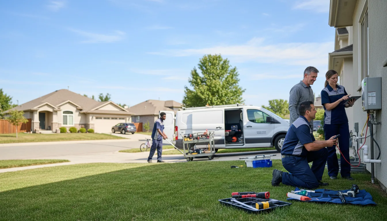 Tankless water heater service in Oakland, TX
